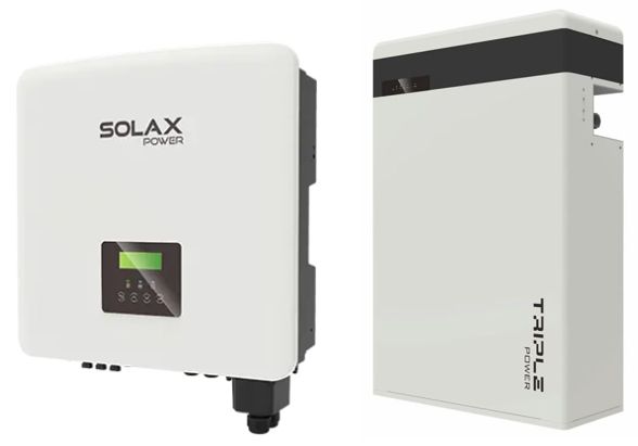 SET SOLAX Solax G4 X3-Hybrid-10.0-D, 11,6 kWh 
