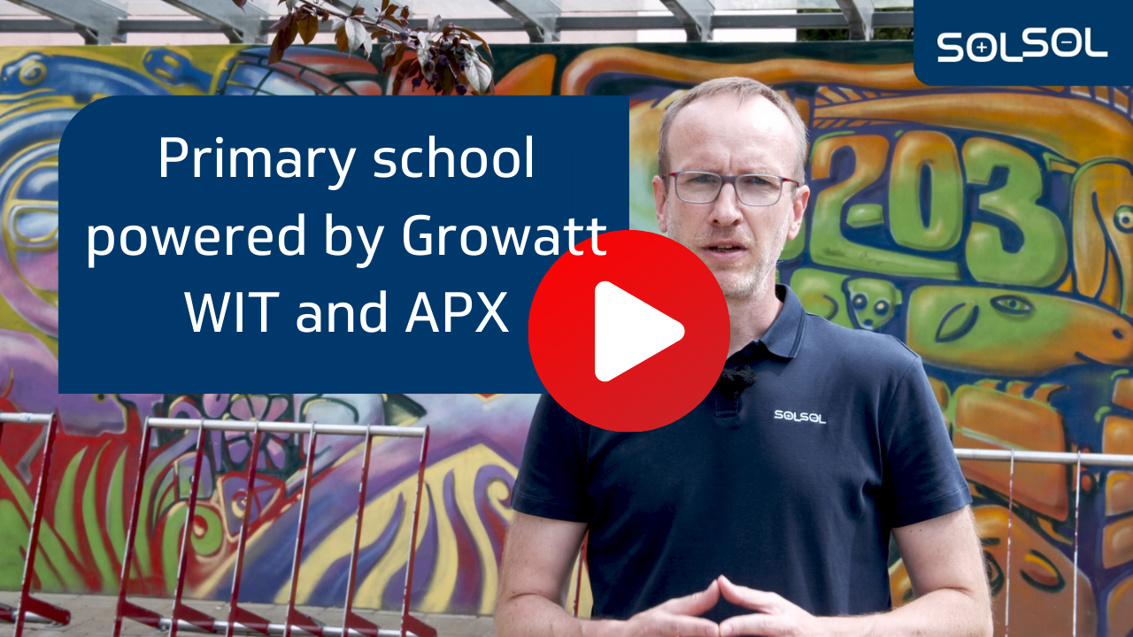 Primary school powered by Growatt WIT and APX